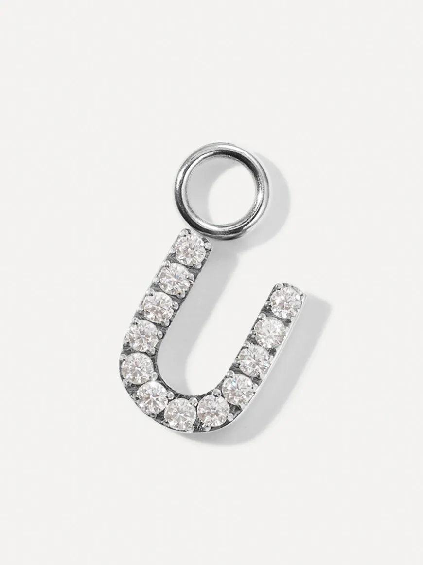 Dazzling Letter Ohrring-Charms