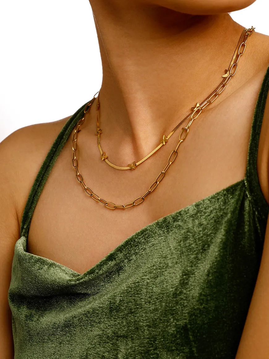 Delicate Butterfly Kette