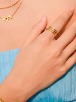 Delicate Trio Ring