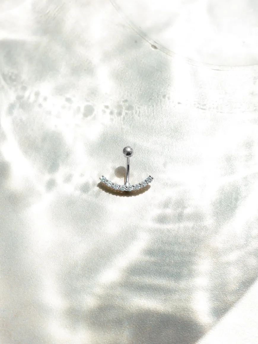 Diamond Curve Bauchnabelpiercing
