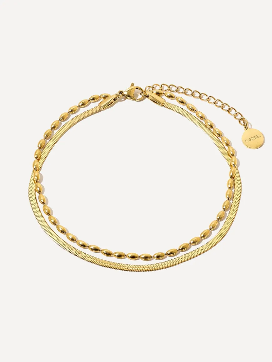 Double Layer Snake Bone FUSSKETTCHEN