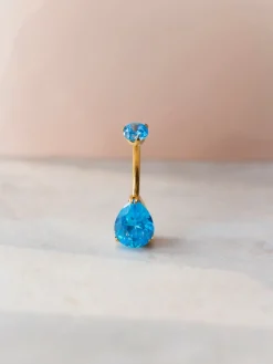 Dreamy Glow Azure Titan Bauchnabelpiercing