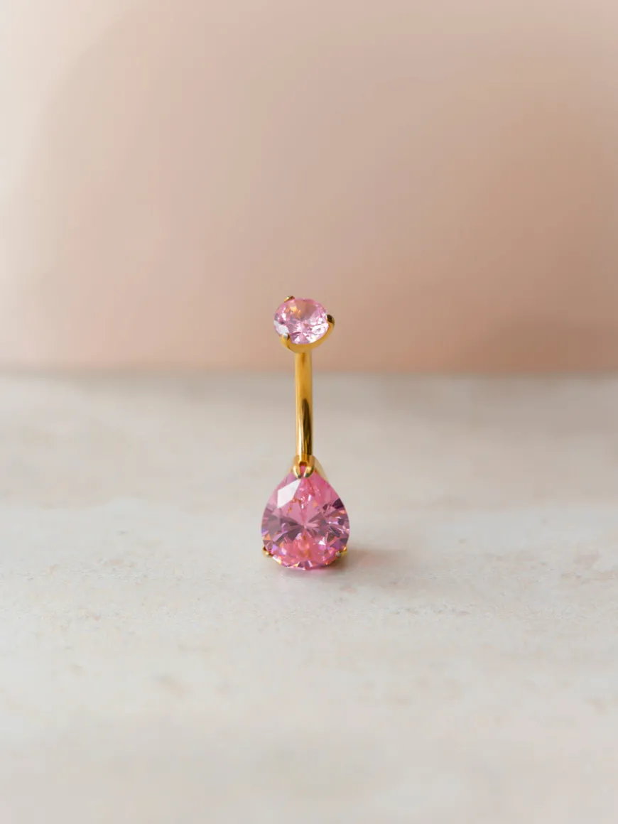 Dreamy Glow Pink Titan Bauchnabelpiercing