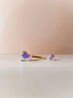 Dreamy Glow Rainbow Titan Bauchnabelpiercing