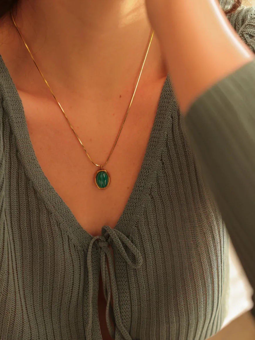 Echoing Dream Dark Green Kette