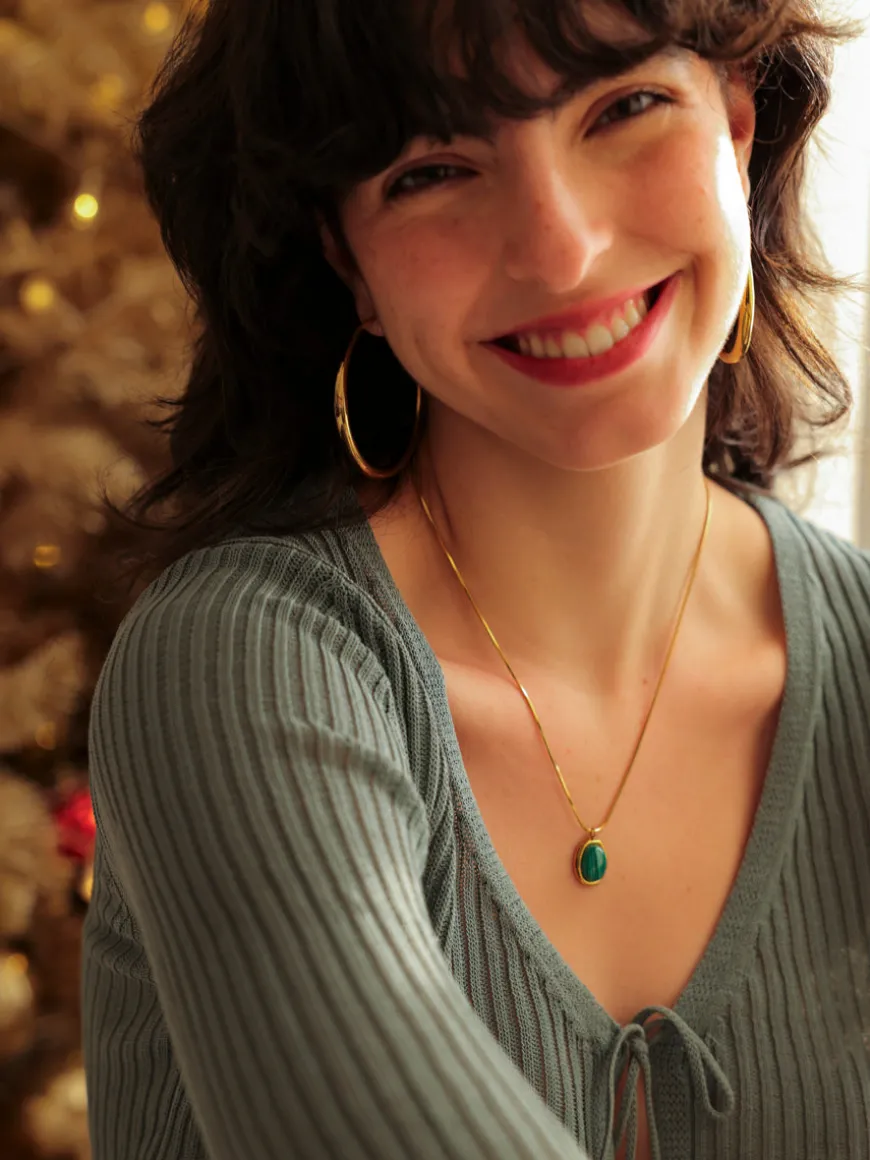 Echoing Dream Dark Green Kette