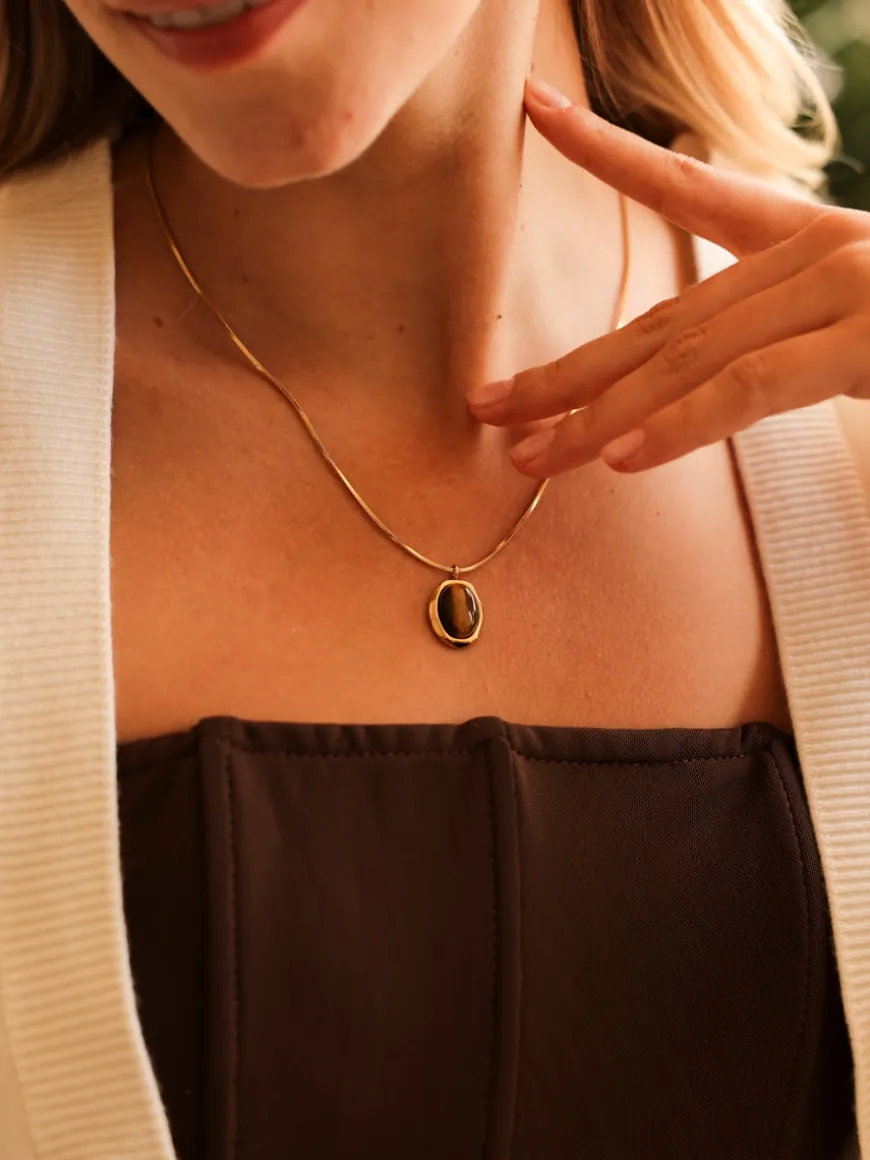 Echoing Dream Tiger's Eye Kette