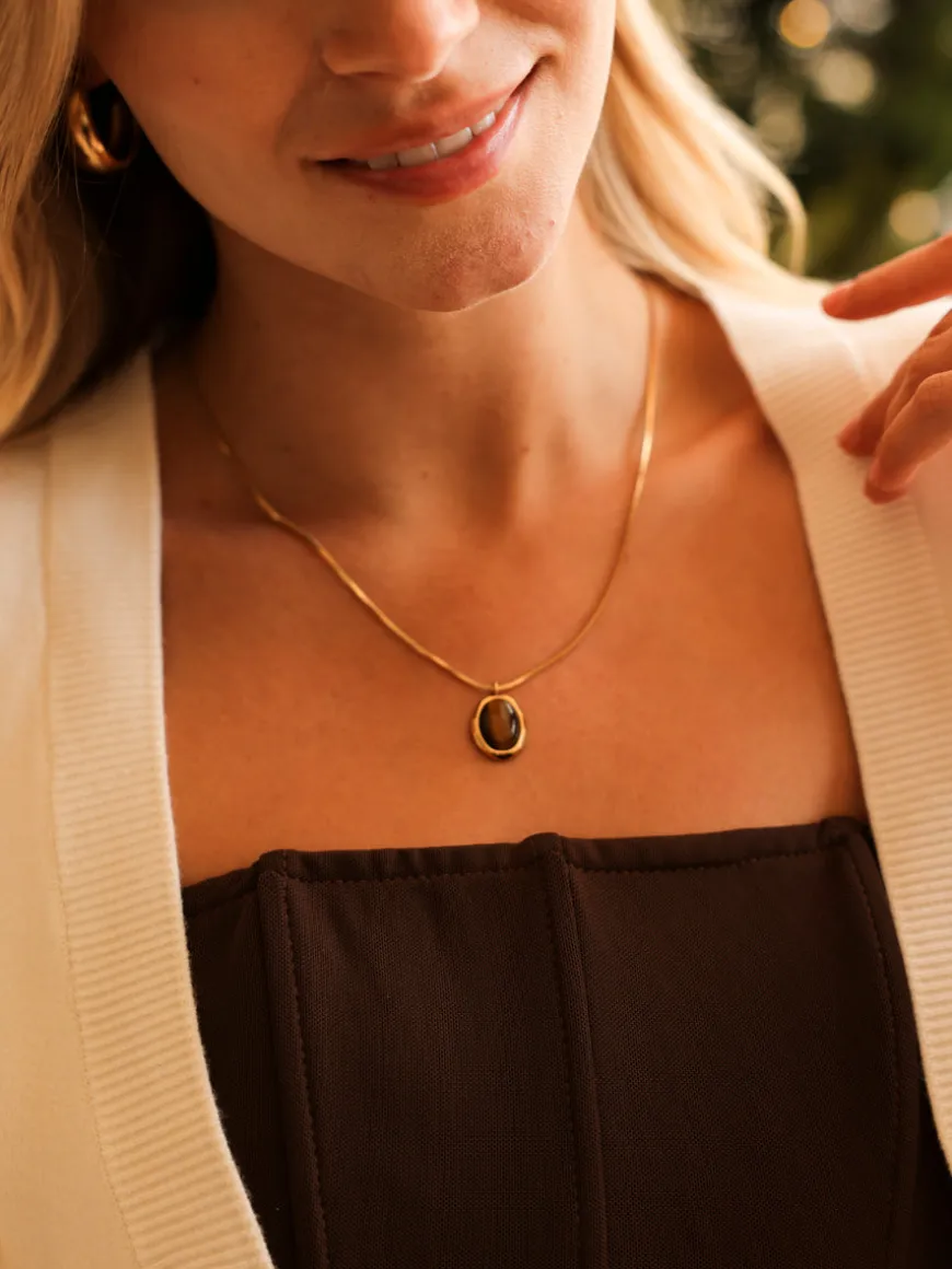 Echoing Dream Tiger's Eye Kette