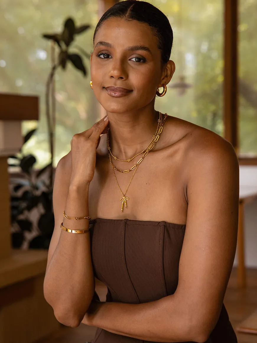 Elegant Bow Kette