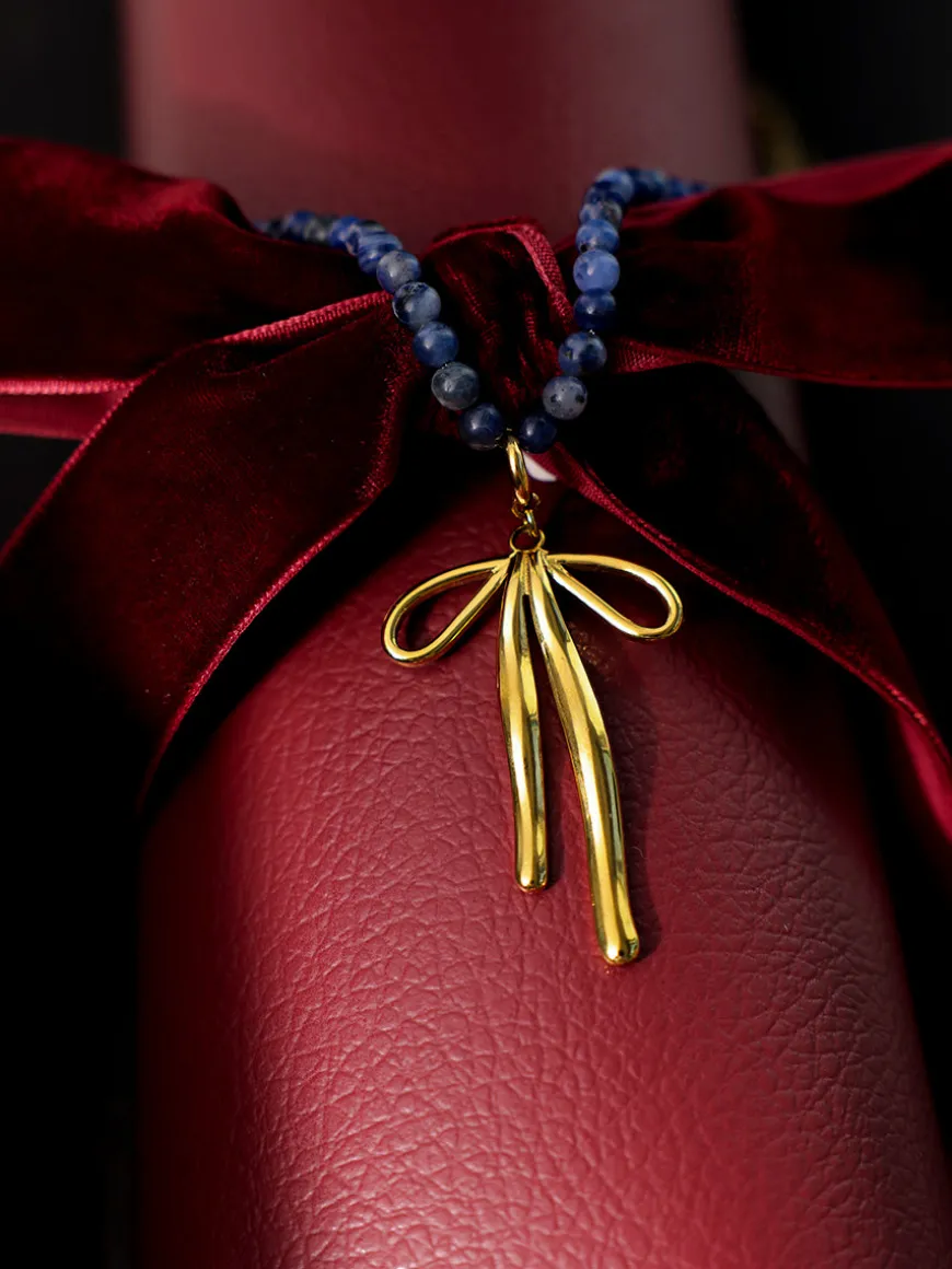 Elegant Bow Ketten-Charm