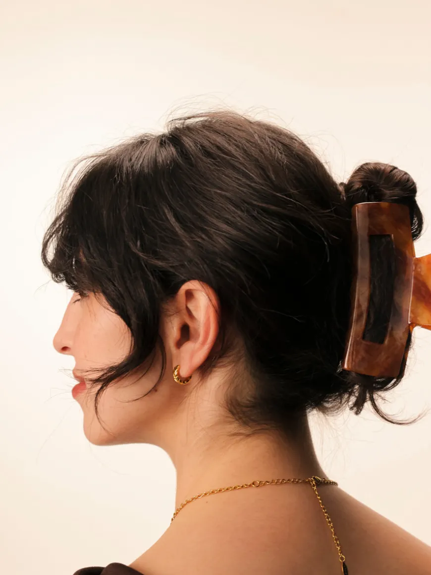 Elegant Ease Haarklammer Amber Brown