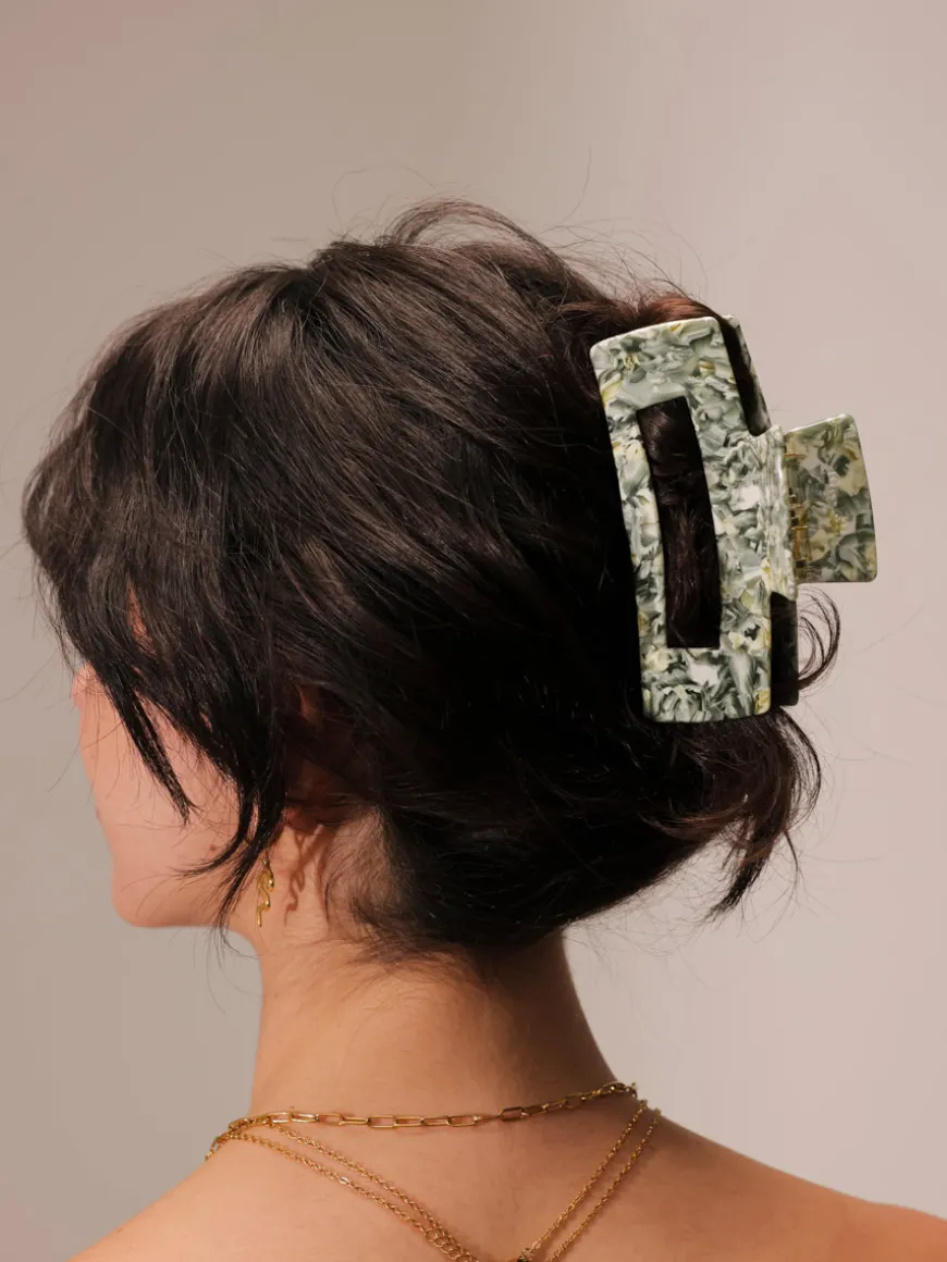 Elegant Ease Haarklammer Matcha Green