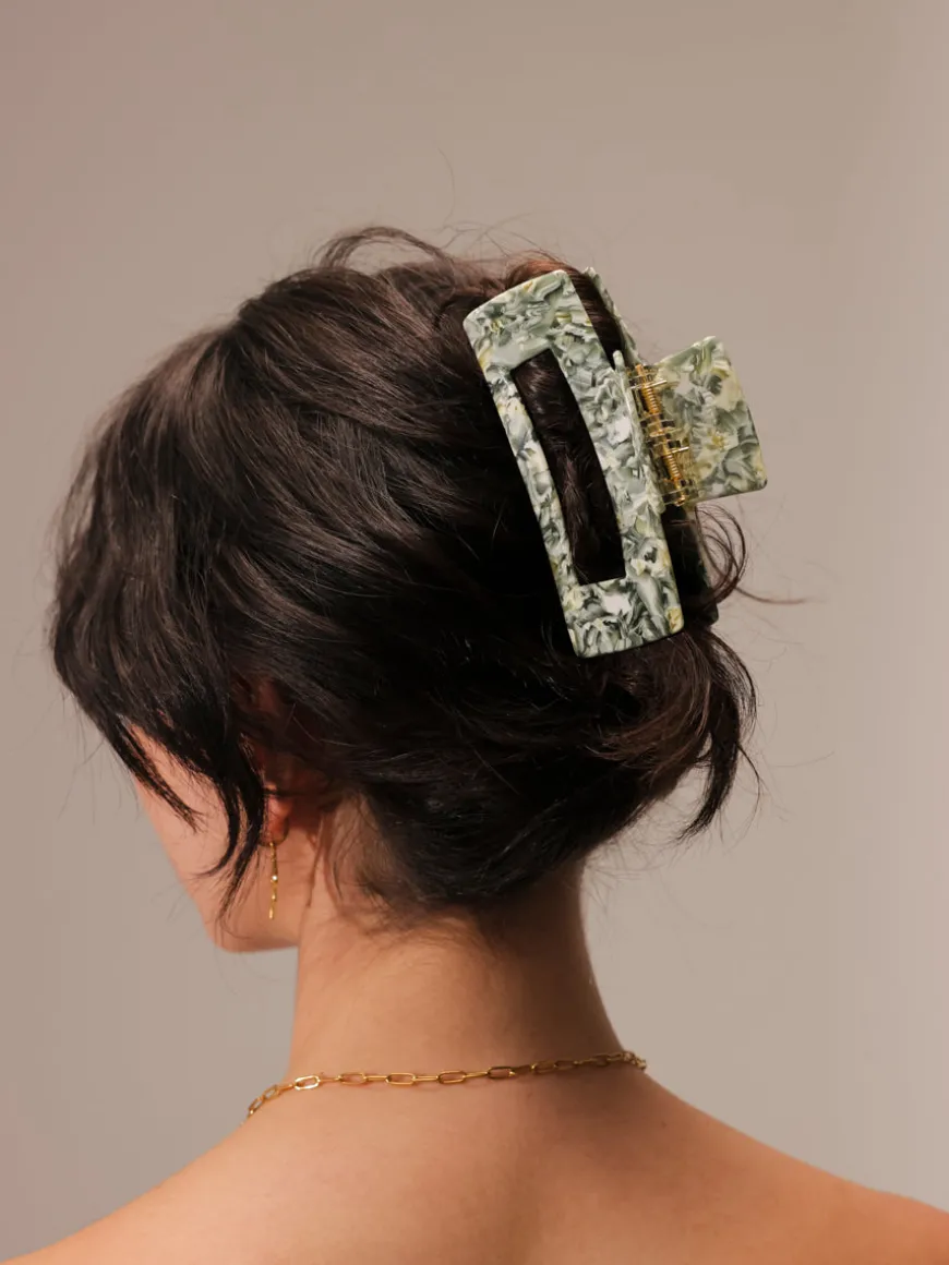Elegant Ease Haarklammer Matcha Green