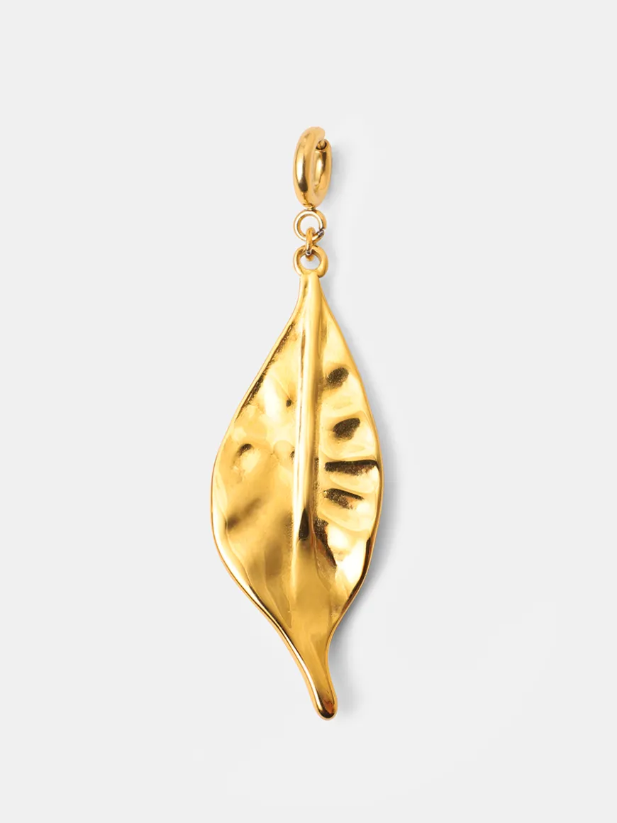 Elegant Leaf Ketten-Charm