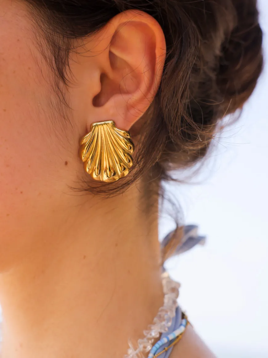 Elegant Shell Ohrringe