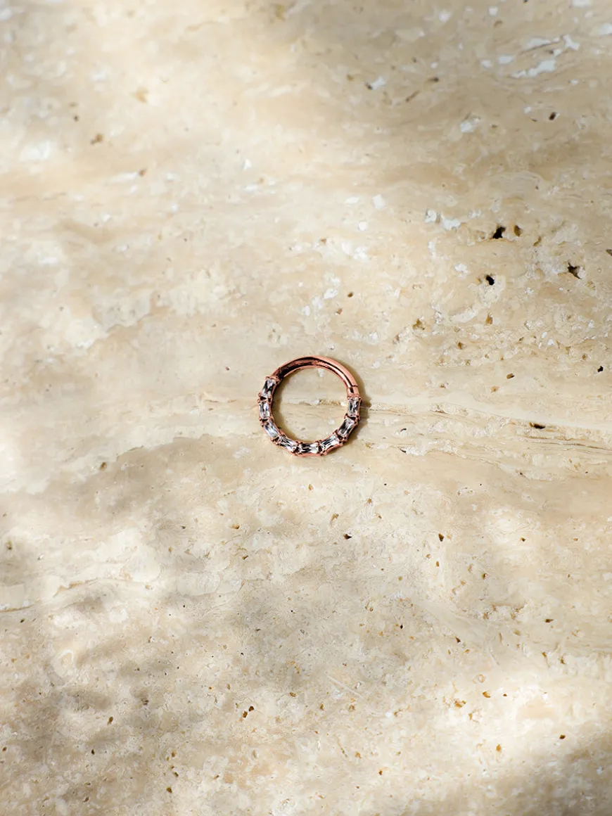 Elegant Sparkle Titan Piercing