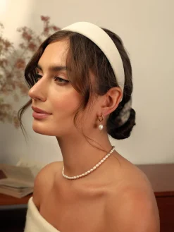 Elegant White Haarreif