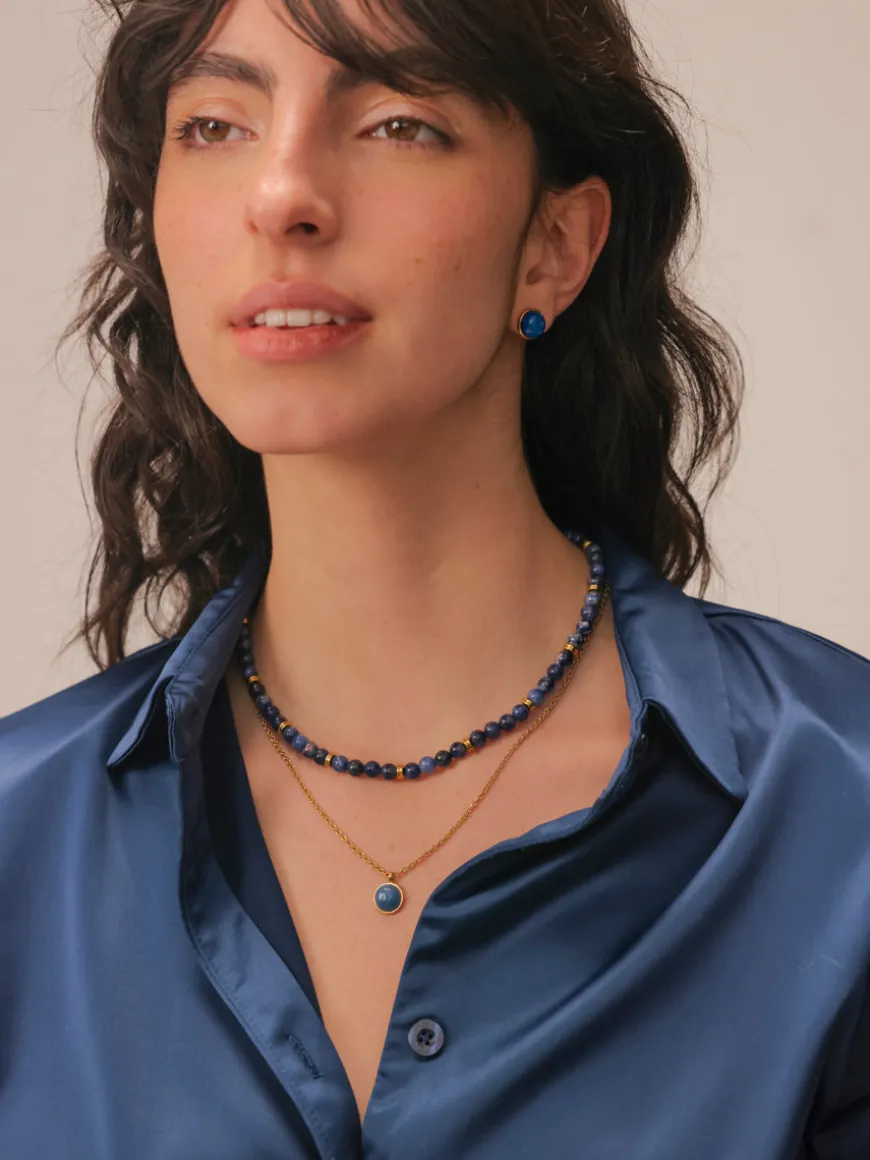 Enchanted Moments Dark Blue Kette