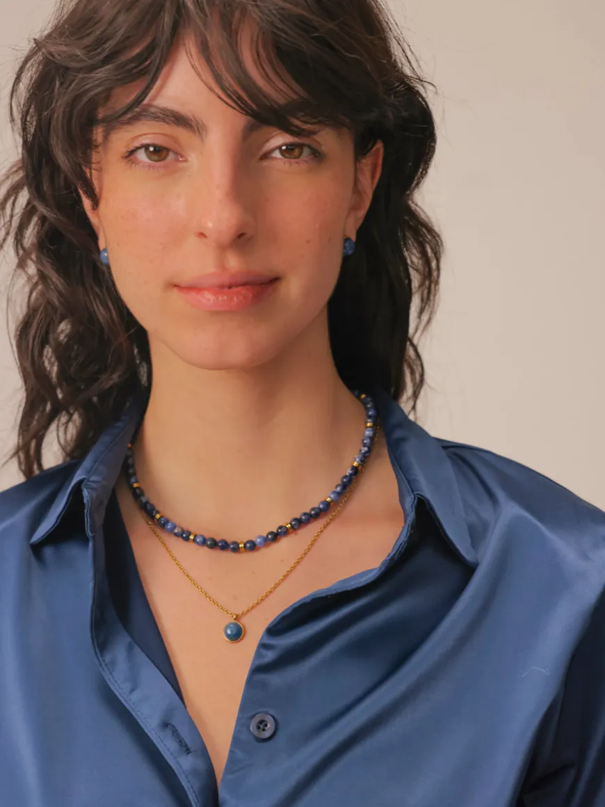 Enchanted Moments Dark Blue Kette