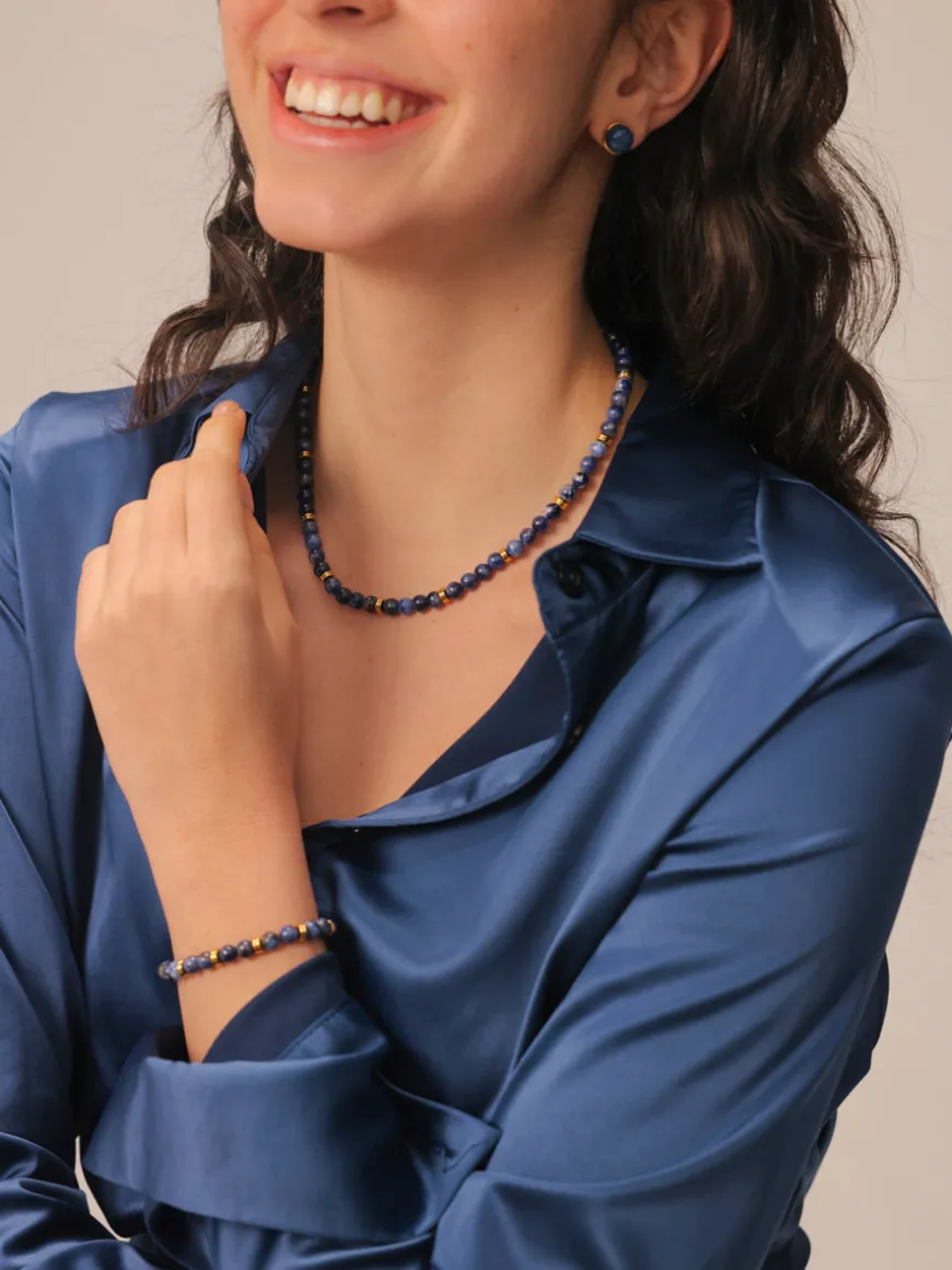Enchanted Moments Dark Blue Kette