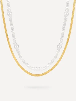 Enchanting Pearl Layered Kette