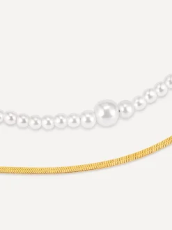 Enchanting Pearl Layered Kette