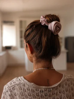 Eternal Rose Grey-green Scrunchie