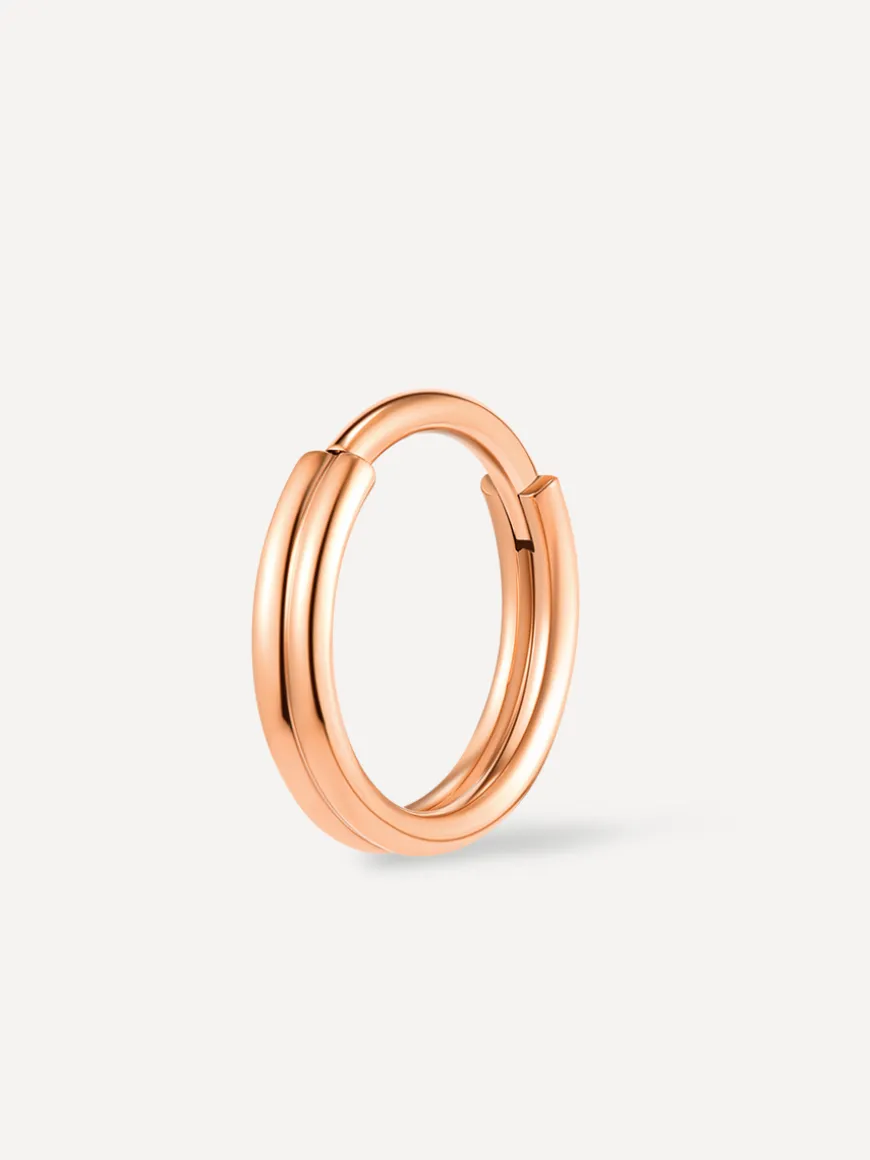Eternity Plain Double Hoop Titan Piercing