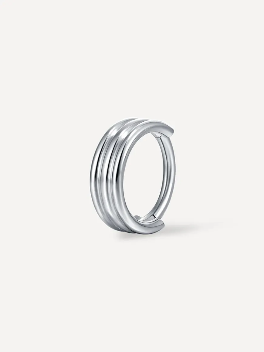 Eternity Plain Triple Hoop Titan Piercing