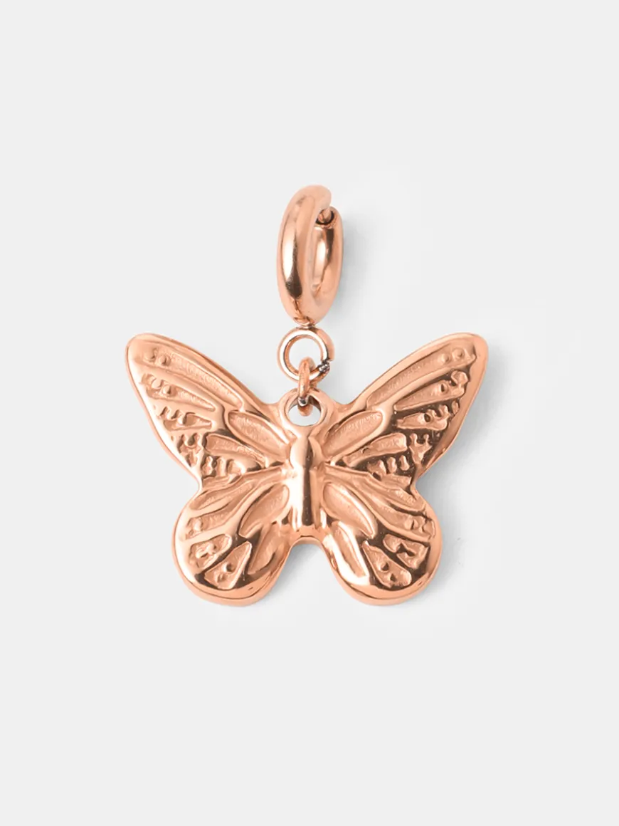 Floral Butterfly Ketten-Charm