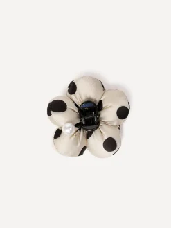 Floral Grace White Haarklammer