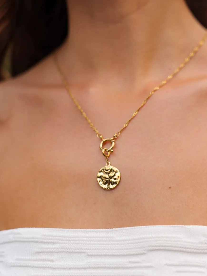 Floral Leaf Ketten-Charm