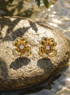 Floral Sparkle Ohrringe