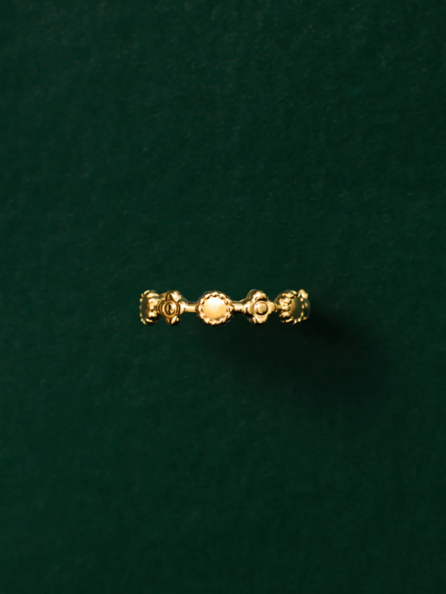 Flower Band Ring