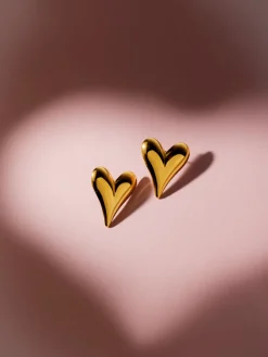 Fluffy Heart Ohrringe