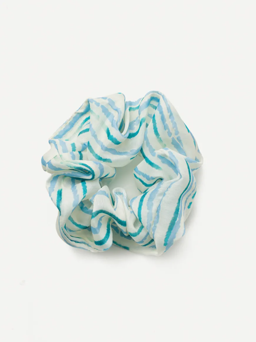 Fresh Wave Blue Scrunchie