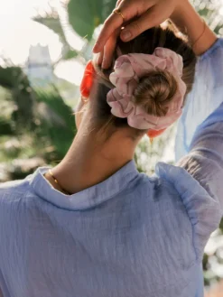 Fresh Wave Pink Scrunchie