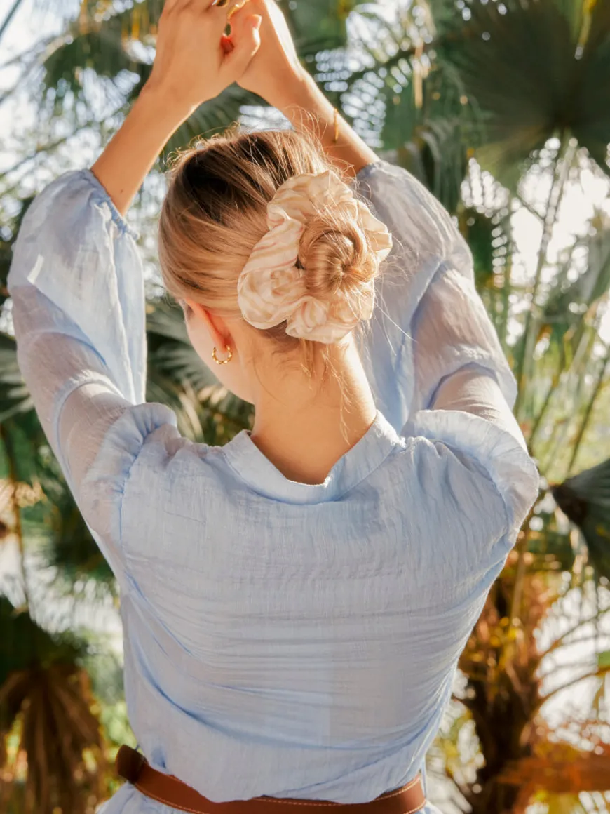 Fresh Wave Yellow Scrunchie
