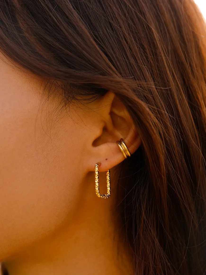Geometric Hoop Ohrringe
