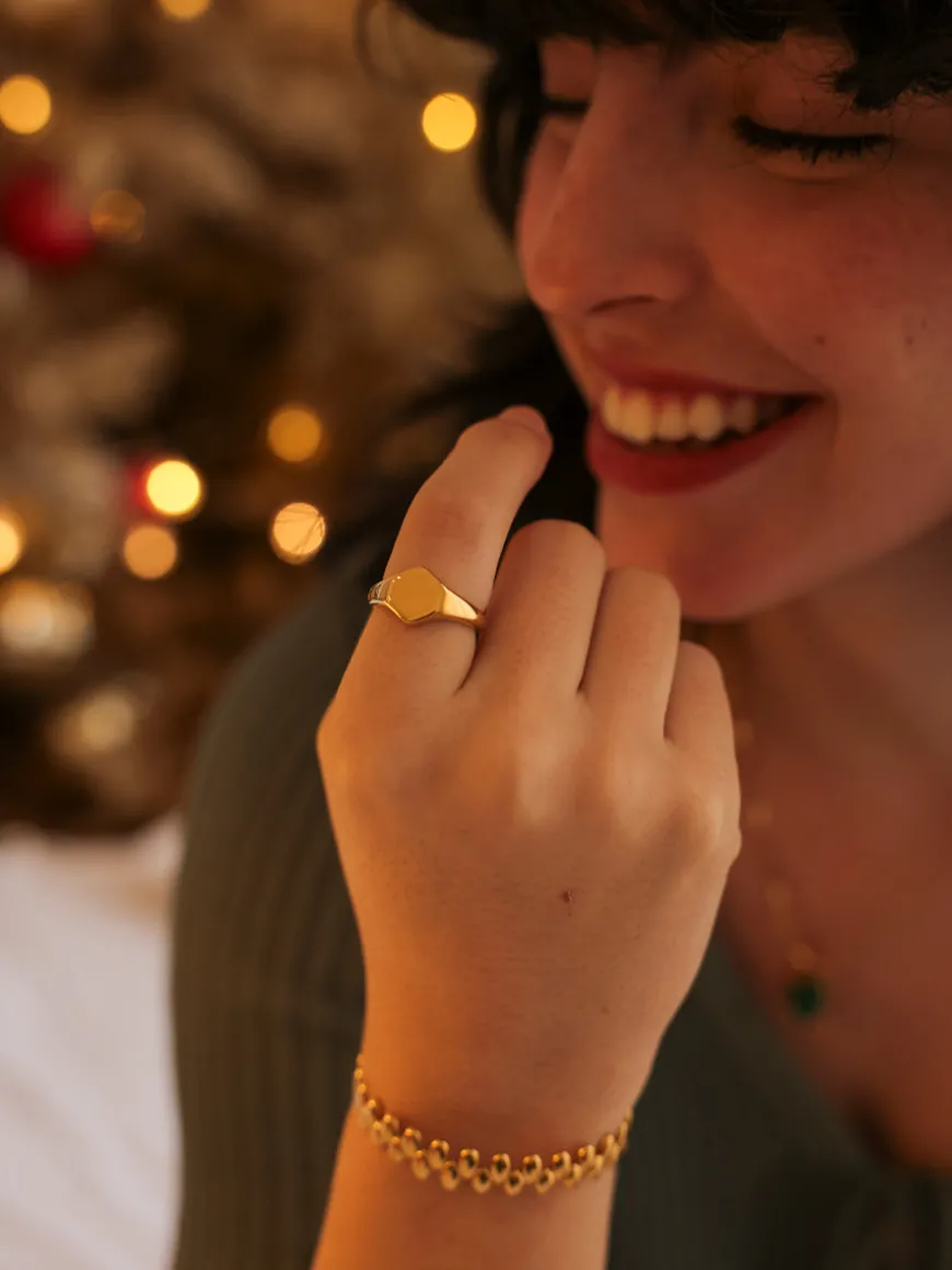 Geometric Shine Ring