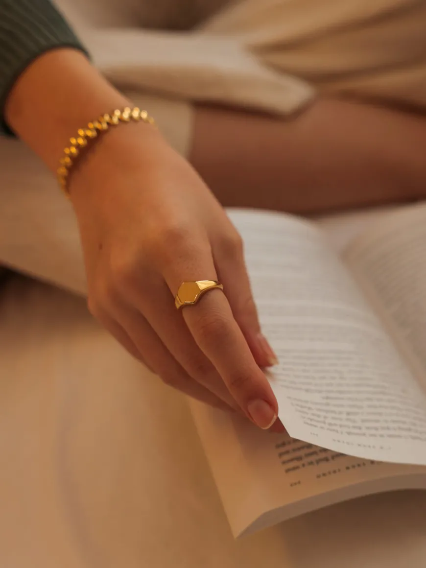 Geometric Shine Ring
