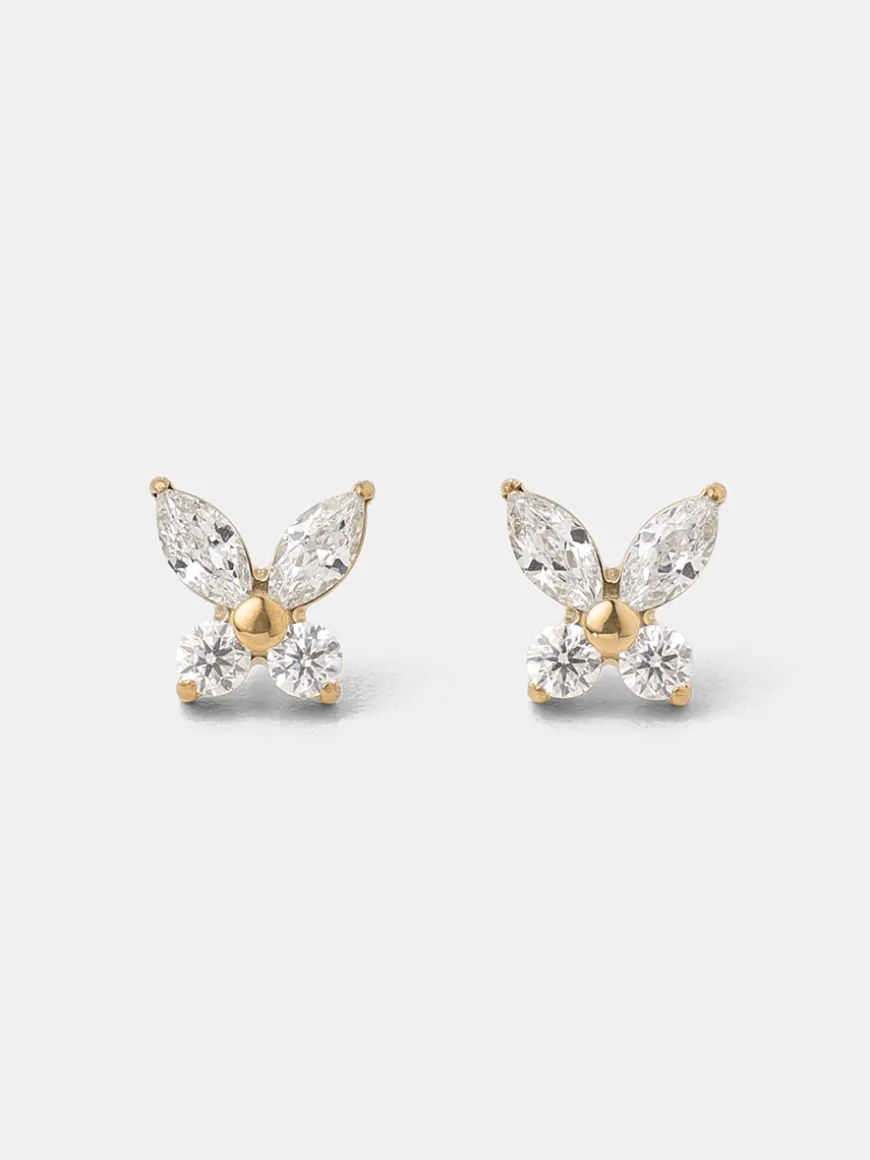 Gleaming Butterfly Ohrringe
