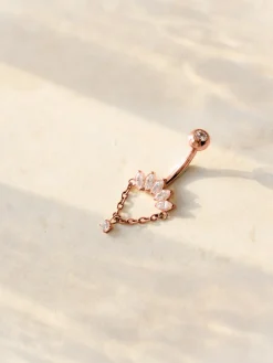 Gleaming Spark Titan Bauchnabelpiercing