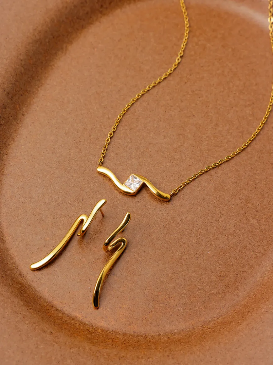Glistening Wave Set