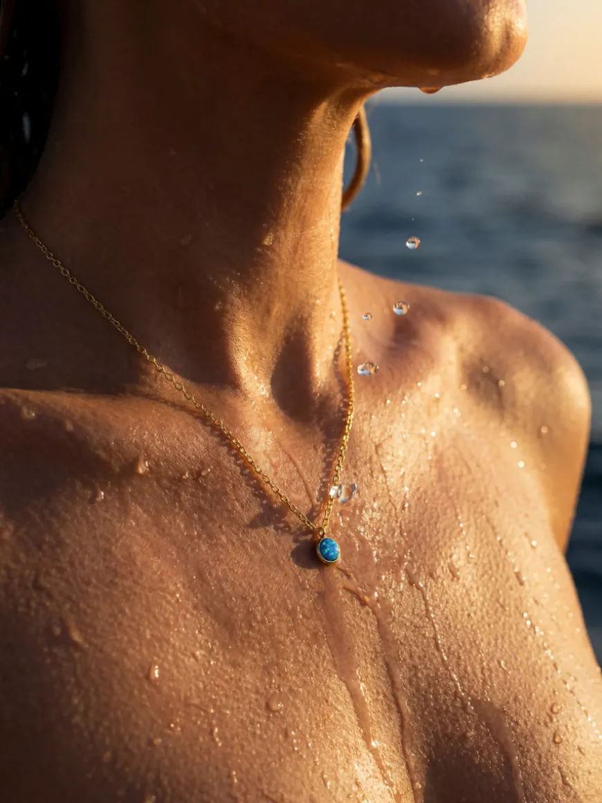 Glitter Stone Kette