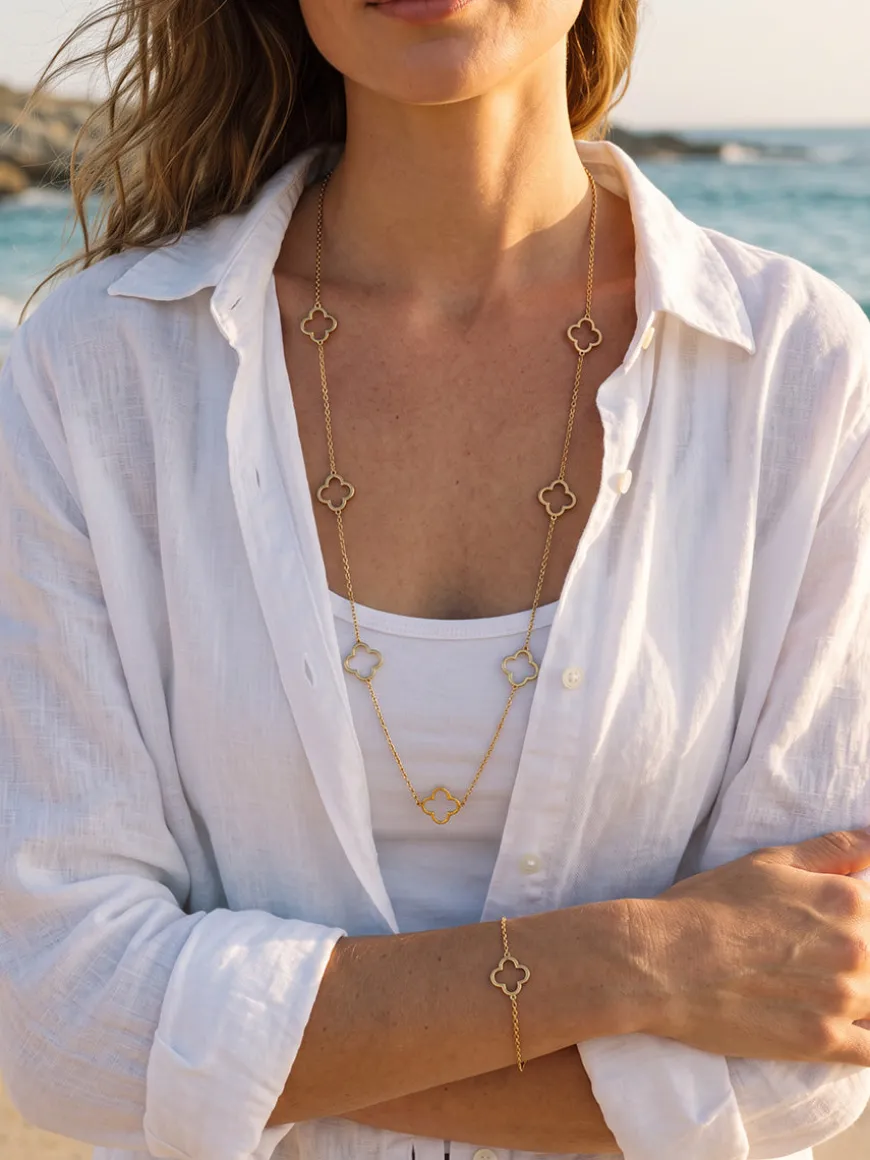 Graceful Clover Kette