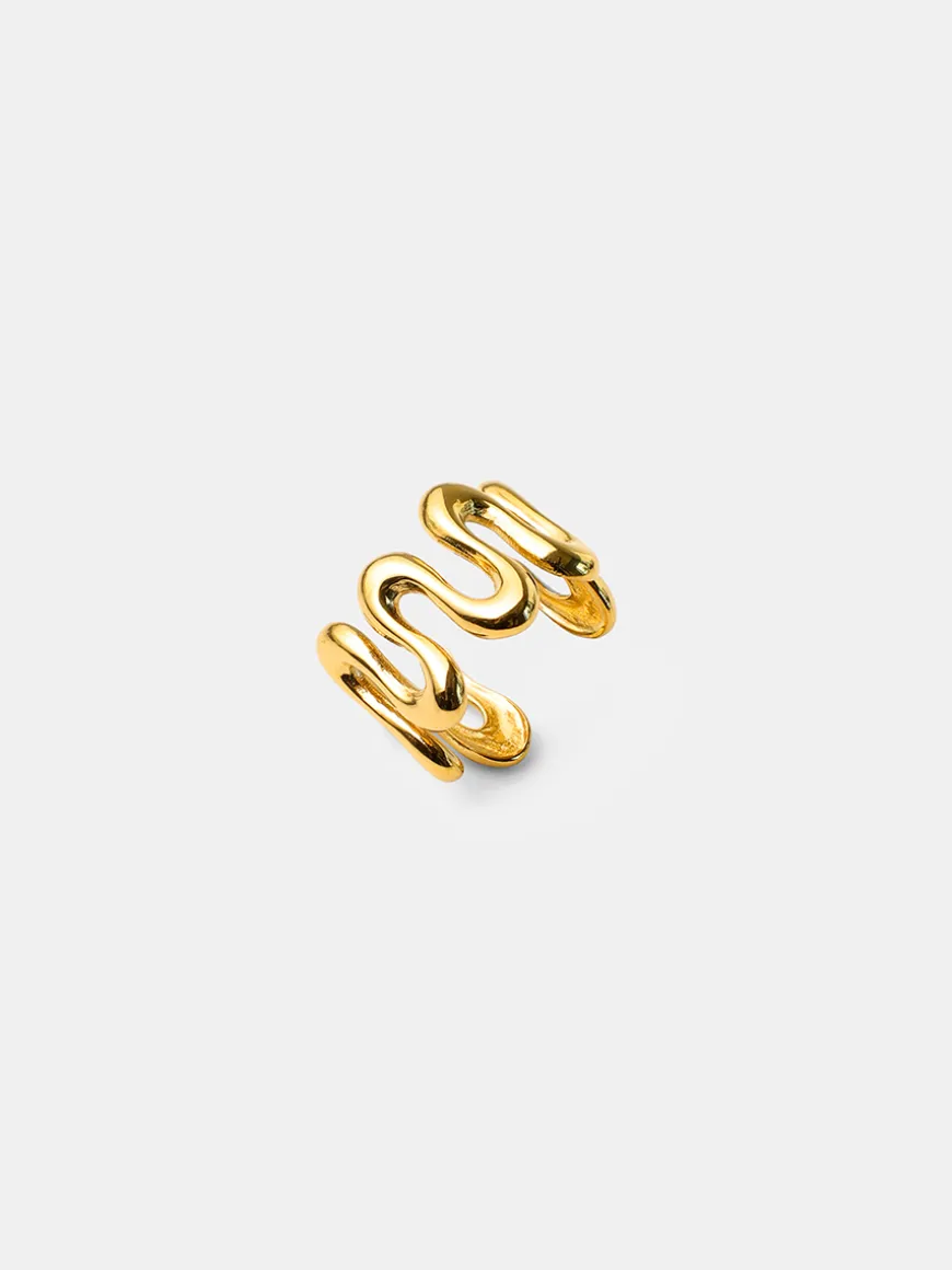 Graceful Wave Earcuff