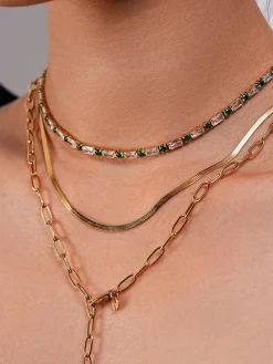 Green Circle Kette