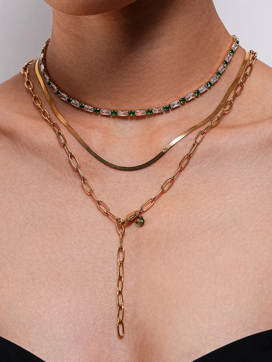 Green Circle Kette