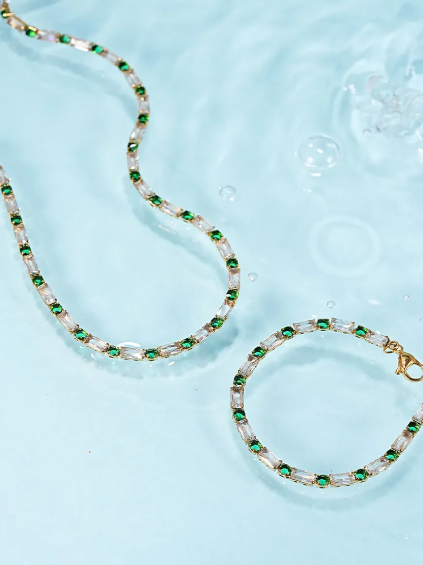 Green Circle Kette